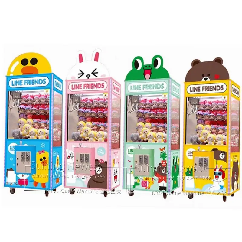 Shopping Malls Amusement Device Token Coin Operated Dolls Gift Toy Animal Style Cranes Claw Machine Arcade Game Machine
Shopping Malls Amusement Device Token Coin Operated Dolls Gift Toy Animal Style Cranes Claw Machine Arcade Game Machine