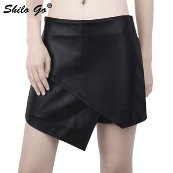 Leather Shorts Womens Autumn Fashion sheepskin genuine Leather Shorts Skirts high waist wide leg zipper Asymmetrical Shorts
Leather Shorts Womens Autumn Fashion sheepskin genuine Leather Shorts Skirts high waist wide leg zipper Asymmetrical Shorts