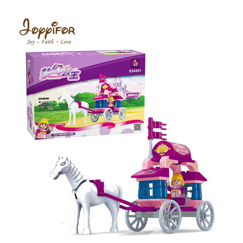 Girl Series Princess Pink Carriage Horse DIY Model Building Blocks Bricks Compatible Toys for Girls Kid Gift
Girl Series Princess Pink Carriage Horse DIY Model Building Blocks Bricks Compatible Toys for Girls Kid Gift