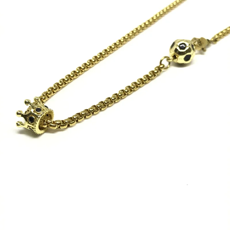 IRBACOO 2019 New Fashion Football Champion Necklace Gold Football & Crown Charm Chain Necklace For Men
IRBACOO 2019 New Fashion Football Champion Necklace Gold Football & Crown Charm Chain Necklace For Men