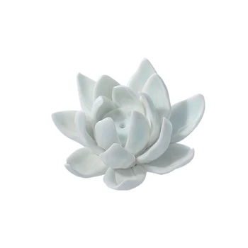 Jingdezhen handmade snow lotus fragrance incense censer ceramic stove incense inserting device for Buddha incense
Jingdezhen handmade snow lotus fragrance incense censer ceramic stove incense inserting device for Buddha incense