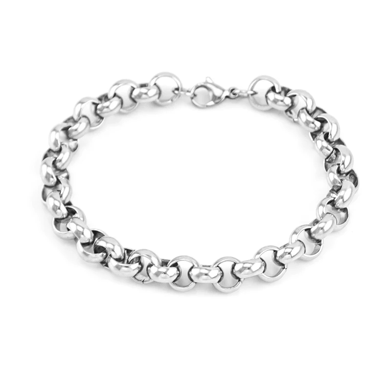 Sale Real Lobster Hiphop Round Rolo Chain Simsimi 10mm Rolo Bracelets Men Thick O Chain Bracelet Stainless Steel Wristband 1pcs
Sale Real Lobster Hiphop Round Rolo Chain Simsimi 10mm Rolo Bracelets Men Thick O Chain Bracelet Stainless Steel Wristband 1pcs