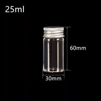 10pcs/lot 30*60mm 25ml Empty Clear Bottles Glass With Screw Caps DIY Clear Transparent Glass Jars Containers Craft Wedding Decor
10pcs/lot 30*60mm 25ml Empty Clear Bottles Glass With Screw Caps DIY Clear Transparent Glass Jars Containers Craft Wedding Decor