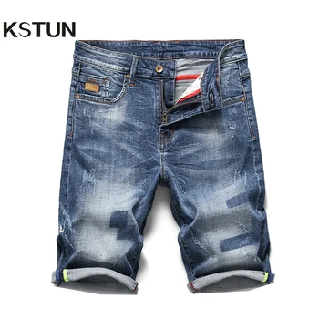 KSTUN Men's Jeans Shorts Thin Denim Ruched Short Pants New Fashion Summer Male Casual Short Jeans Shorts Stretch Pants Patched
KSTUN Men's Jeans Shorts Thin Denim Ruched Short Pants New Fashion Summer Male Casual Short Jeans Shorts Stretch Pants Patched