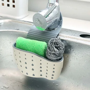 Hanging Sink Storage Bag Adjustable Double Layer Sponge Holder Faucet Gadget Strainer Shelf Drain Rack Basket Kitchen Bathroom
Hanging Sink Storage Bag Adjustable Double Layer Sponge Holder Faucet Gadget Strainer Shelf Drain Rack Basket Kitchen Bathroom