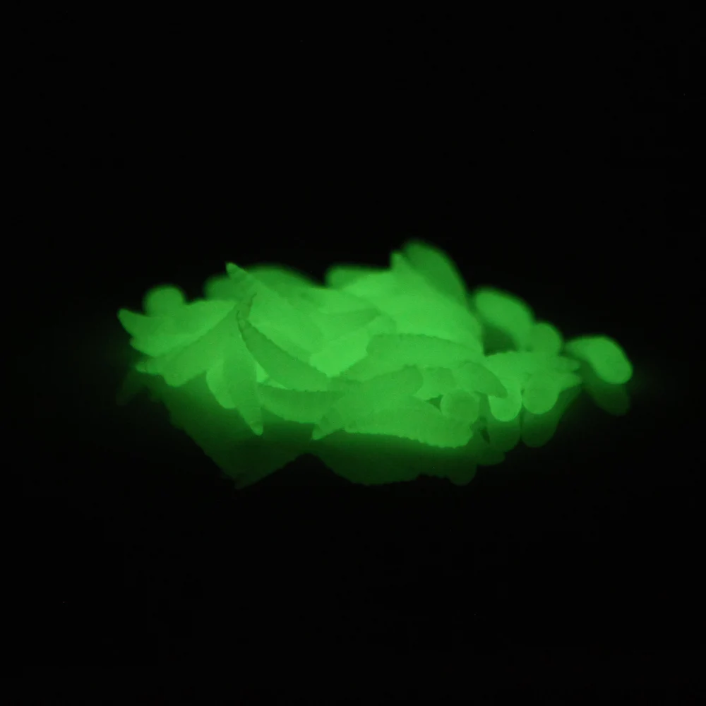 Lixada 50Pcs 1.6cm Fishing Lure Maggot Grub Soft Baits Worms Noctilucent Luminous Night Glow Ocean Lake Fishing Tackle Accessory
Lixada 50Pcs 1.6cm Fishing Lure Maggot Grub Soft Baits Worms Noctilucent Luminous Night Glow Ocean Lake Fishing Tackle Accessory