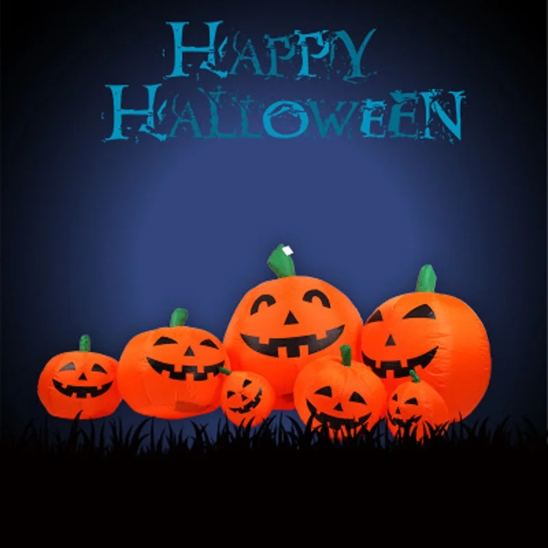 2017 Halloween Inflatable Decoration 7 Different Size Pumpkins Groups with LED Led lights 170cm
2017 Halloween Inflatable Decoration 7 Different Size Pumpkins Groups with LED Led lights 170cm