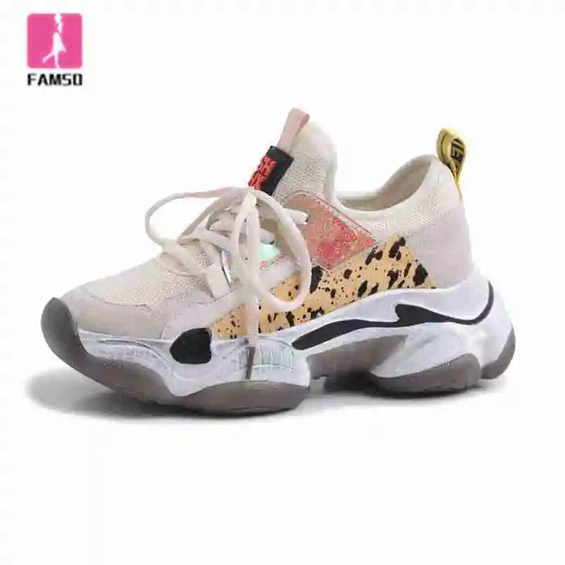 FAMSO 2019 New Women Shoes Platforms Mixed Color Large Size 35-42 soft and breathable four seasons Dad shoes weisse sneaker
FAMSO 2019 New Women Shoes Platforms Mixed Color Large Size 35-42 soft and breathable four seasons Dad shoes weisse sneaker