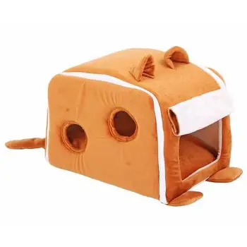 Pet nest cute vertical ear pet nest cat house cat bed supplies Deformable stack design
Pet nest cute vertical ear pet nest cat house cat bed supplies Deformable stack design