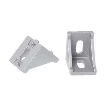 10pcs 3030 Fasten Fitting Angle 30x30 L Connector Aluminum Corner Bracket Joint Brace