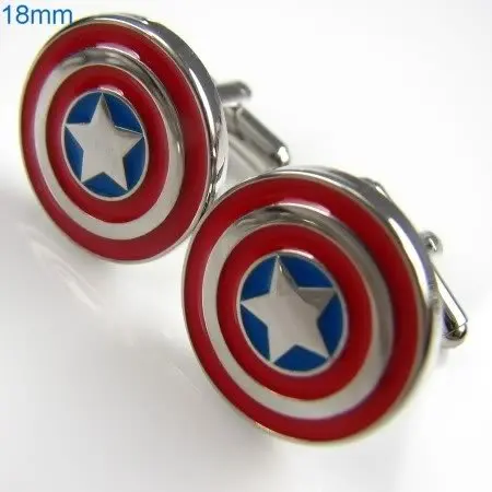 Promotion Captain America Super Hero Cufflinks copper factory supply cufflinks wholesale&retail free shipping
Promotion Captain America Super Hero Cufflinks copper factory supply cufflinks wholesale&retail free shipping