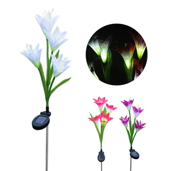 4pcs LED Solar Stake Lights Outdoor Decoration Lily Flower Solar Garden Stake Lights Multi-color Changing Garden Patio Backyard
4pcs LED Solar Stake Lights Outdoor Decoration Lily Flower Solar Garden Stake Lights Multi-color Changing Garden Patio Backyard