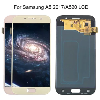New Super AMOLED A5 2017 A520 A520F SM-A520F 100% Tested Working LCD Display Touch Screen Assembly For Samsung Galaxy A520 lcd
New Super AMOLED A5 2017 A520 A520F SM-A520F 100% Tested Working LCD Display Touch Screen Assembly For Samsung Galaxy A520 lcd