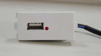 USB charging module,Home theater parts, Wall face plate 219 electrical connector,terminal,USB Charger 5V, 2A wire connector 
USB charging module,Home theater parts, Wall face plate 219 electrical connector,terminal,USB Charger 5V, 2A wire connector