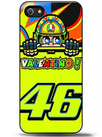 Toalla valentino rossi vr 46 Pattern Black Hard Plastic font b Case b font Cover For