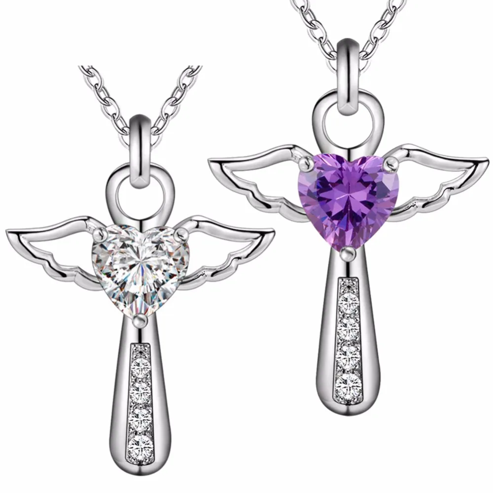 Fashion Jesus Cross Love Angel Heart Wing Silver Pendant Necklace 18inch Women Girls Christmas Jewelry Gift #251261
Fashion Jesus Cross Love Angel Heart Wing Silver Pendant Necklace 18inch Women Girls Christmas Jewelry Gift #251261