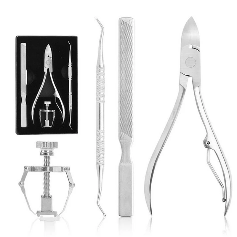 4Pcs Ingrown Toenails Pedicure Nail Clipper Correction Lifter File Fixer Recover Toe Paronychia Onyxis Corrector Foot Care Tools
4Pcs Ingrown Toenails Pedicure Nail Clipper Correction Lifter File Fixer Recover Toe Paronychia Onyxis Corrector Foot Care Tools