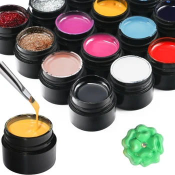 3D Carved Patterns Gel Soak Off UV Gel Nail Art Modelling Manicure DIY Bright 23 Colors Glitter Sculpture Nail Art Decoration
3D Carved Patterns Gel Soak Off UV Gel Nail Art Modelling Manicure DIY Bright 23 Colors Glitter Sculpture Nail Art Decoration
