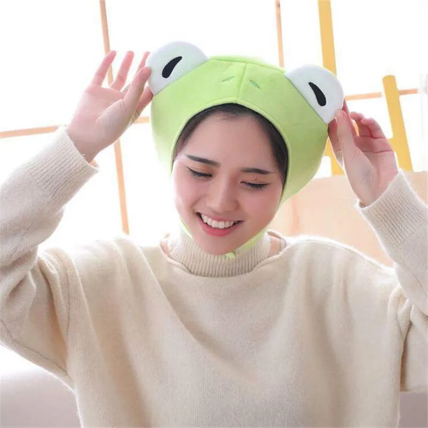Anime Movie Animal Frog Hat Cosplay Props Accessories Plush Head Fancy Cap Take Photos Keep Warm
Anime Movie Animal Frog Hat Cosplay Props Accessories Plush Head Fancy Cap Take Photos Keep Warm