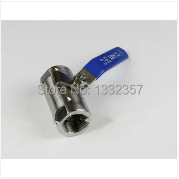 Size:1/2" DN15 Stainless Steel 1- Piece Ball Valve, SS304 ,Economical Water Valve Homebrew Fittings NO.BF006
Size:1/2" DN15 Stainless Steel 1- Piece Ball Valve, SS304 ,Economical Water Valve Homebrew Fittings NO.BF006
