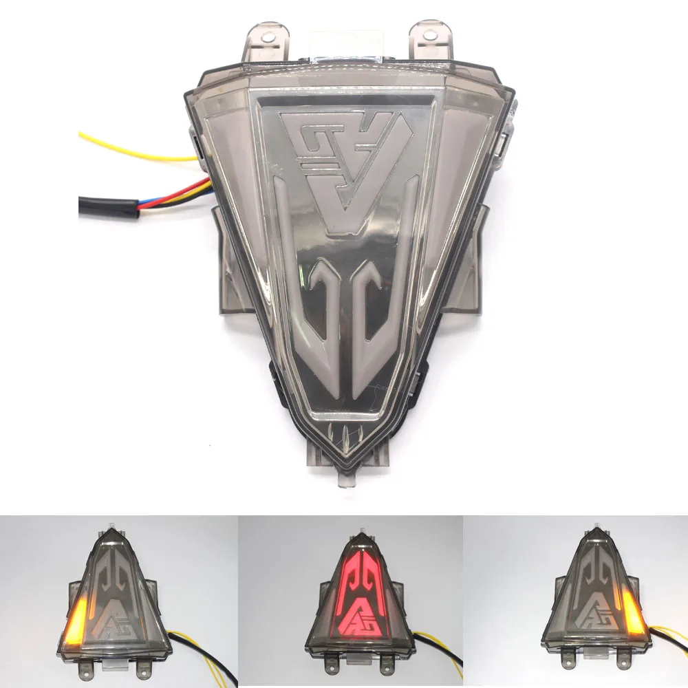 for Yamaha R15 2013 2014 2015 2016 Motorcycle Rear LED Tail Lights Brake Stop Indicator Modify Integrated Light With Turn Signal
for Yamaha R15 2013 2014 2015 2016 Motorcycle Rear LED Tail Lights Brake Stop Indicator Modify Integrated Light With Turn Signal