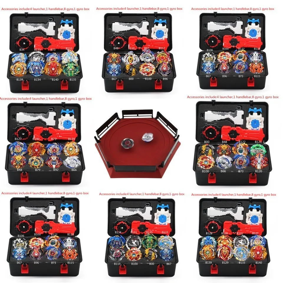 B139 Top Beyblade Burst Bey Blade Toy Metal Funsion Bayblade Set Storage Box With Handle Launcher Plastic Box Toys For Children
B139 Top Beyblade Burst Bey Blade Toy Metal Funsion Bayblade Set Storage Box With Handle Launcher Plastic Box Toys For Children