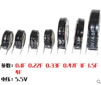 2PCS Farad Capacitor 5.5V 0.1F 0.22F 0.33F 0.47F 1.F 1.5F 4.0F 5.0F Super Capacitor 0.1f-5.0f Double Layer CCapacitor V type
2PCS Farad Capacitor 5.5V 0.1F 0.22F 0.33F 0.47F 1.F 1.5F 4.0F 5.0F Super Capacitor 0.1f-5.0f Double Layer CCapacitor V type