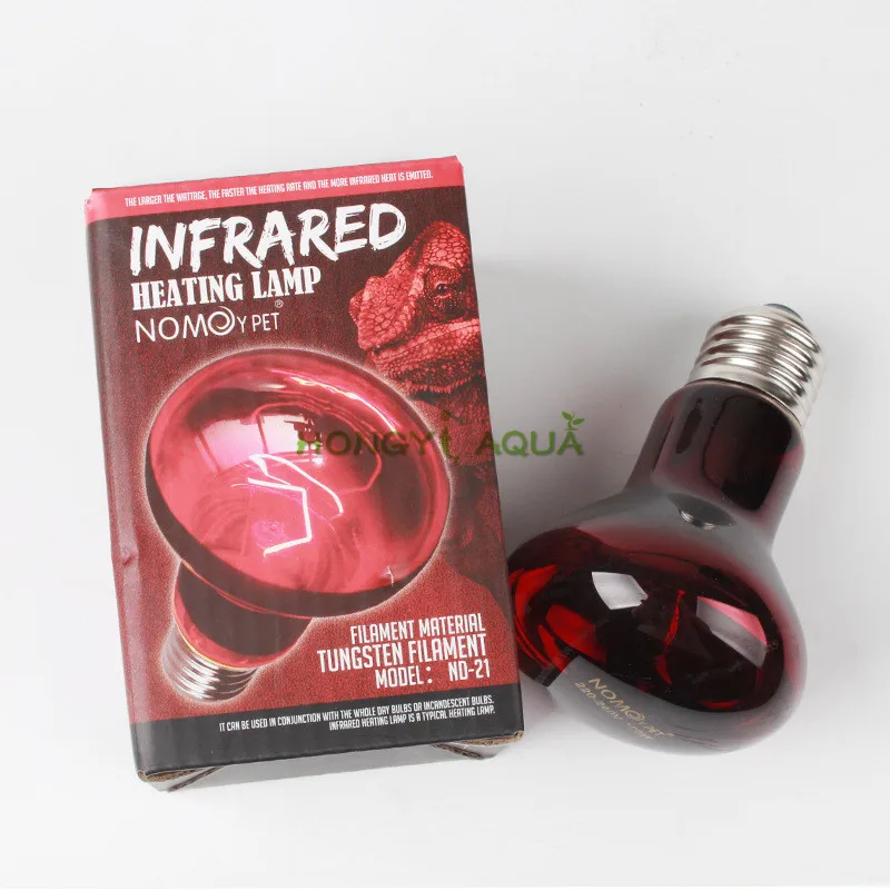 Infrared reptile heating lamp tortoise chameleon lizard snake Red light Night light Climbing pet insulation 25/50/75/100W
Infrared reptile heating lamp tortoise chameleon lizard snake Red light Night light Climbing pet insulation 25/50/75/100W