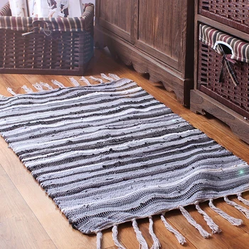 EHOMEBUY Rug Cotton Carpet Mediterranean Handcrafted Braided Bathroom Kitchen Mats Gray Splicing Fashion Tassel
EHOMEBUY Rug Cotton Carpet Mediterranean Handcrafted Braided Bathroom Kitchen Mats Gray Splicing Fashion Tassel