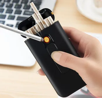 Metal women's Slim cigarette case Waterproof electronic cigarette lighter Cigarette Box with rechargeable USB Lighter DH-9010
Metal women's Slim cigarette case Waterproof electronic cigarette lighter Cigarette Box with rechargeable USB Lighter DH-9010