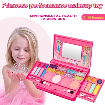 Hot Selling Girl Makeup Set Toys Eyeshadow Lip Gloss Blushes Princess Cosmetic Kit for Girls
Hot Selling Girl Makeup Set Toys Eyeshadow Lip Gloss Blushes Princess Cosmetic Kit for Girls