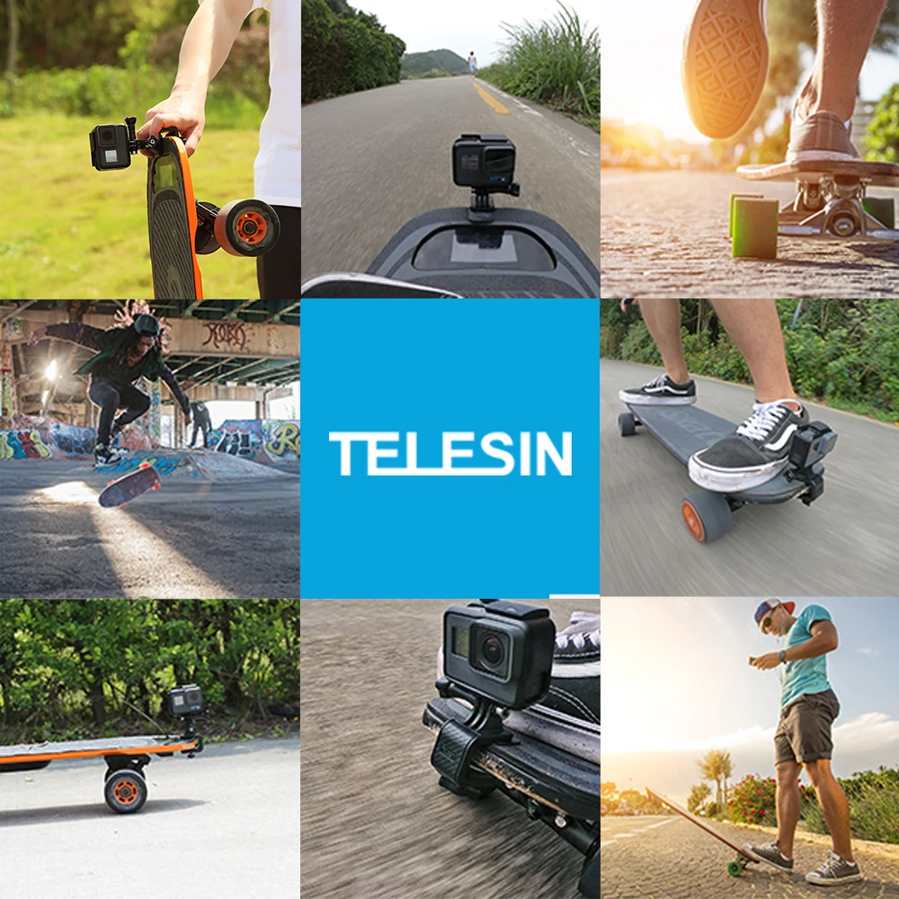 TELESIN-180-Degree-Skateboard-Surfboard-Deck-Adjustable-Clip-Mount-Holder-Stand-Accessory-For-Gopro-Xiaomi-YI-4K,-EKEN (14)