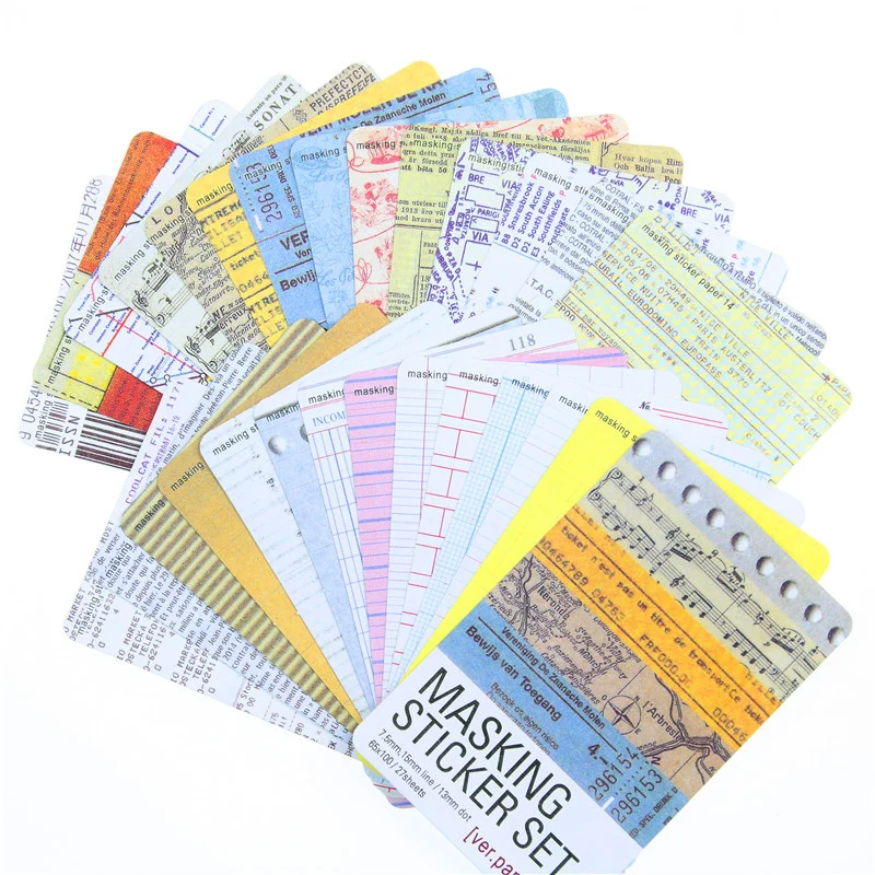 27Pcs/Set Washi Masking Tape Craft Stickers Set Decorative Stationery Stickers Scrapbooking DIY Diary Album Stick Label
27Pcs/Set Washi Masking Tape Craft Stickers Set Decorative Stationery Stickers Scrapbooking DIY Diary Album Stick Label