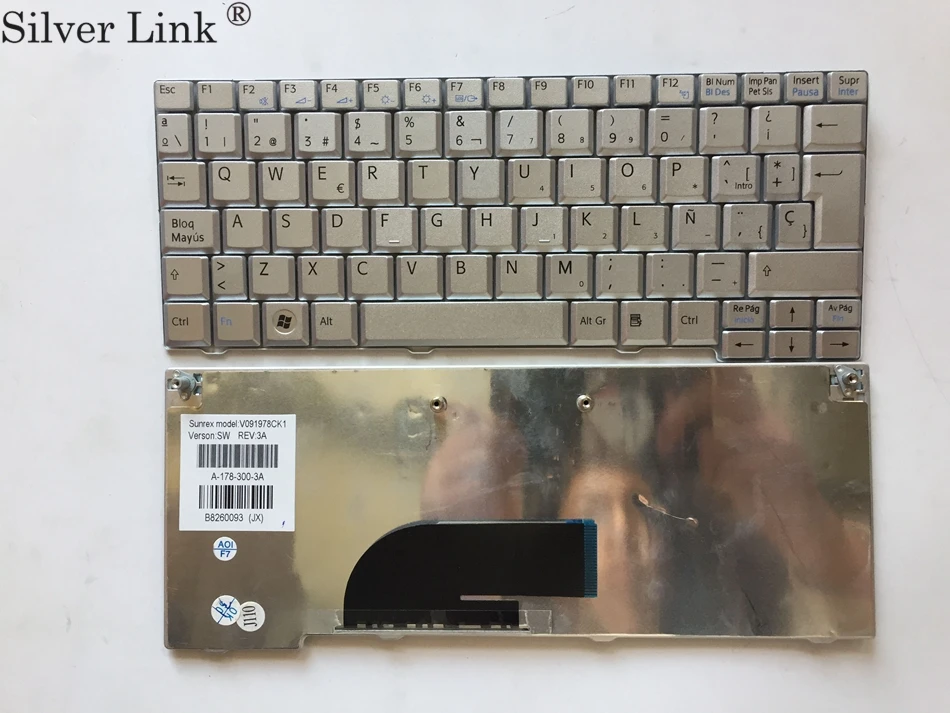 Sp Spain Keyboard For SONY VPC-M VPC-M12 VPCM12 VPCM120AL M12 M13 silver Laptop Keyboard SP layout
Sp Spain Keyboard For SONY VPC-M VPC-M12 VPCM12 VPCM120AL M12 M13 silver Laptop Keyboard SP layout