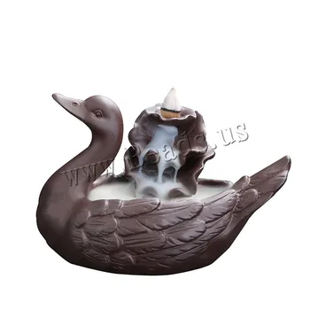 Creative Swan Design Home Decor Waterfall Backflow Incense Burner Ceramic Incense Holder Censer Use In Home Office Teahouse
Creative Swan Design Home Decor Waterfall Backflow Incense Burner Ceramic Incense Holder Censer Use In Home Office Teahouse