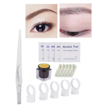 17PCS Microblading Eyebrow Tatoo Set Kit Eyebrow Tattooing Tool for Makeup Shop Clerk Learner Beginner Girl
17PCS Microblading Eyebrow Tatoo Set Kit Eyebrow Tattooing Tool for Makeup Shop Clerk Learner Beginner Girl