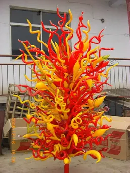 OEM Mouth Blown Borosilicate Glass Dale Chihuly Craft Amazing Lobby Decoration Art Glass Sculpture
OEM Mouth Blown Borosilicate Glass Dale Chihuly Craft Amazing Lobby Decoration Art Glass Sculpture