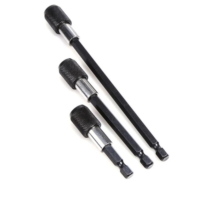 Magnetic 1/4" Hex Shank Quick Release Screwdriver Extension Bit Holder Connection Rod Adapter Sleeve 60mm/100mm/150mm
Magnetic 1/4" Hex Shank Quick Release Screwdriver Extension Bit Holder Connection Rod Adapter Sleeve 60mm/100mm/150mm