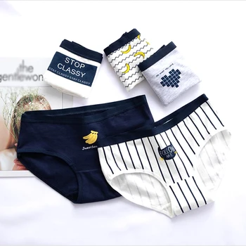 4Pcs/Lot Women‘s Cotton Panties Fashion Fruit Cartoon Briefs For Women Breathable Female Sexy Underwear Cute Girls Lingerie
4Pcs/Lot Women‘s Cotton Panties Fashion Fruit Cartoon Briefs For Women Breathable Female Sexy Underwear Cute Girls Lingerie