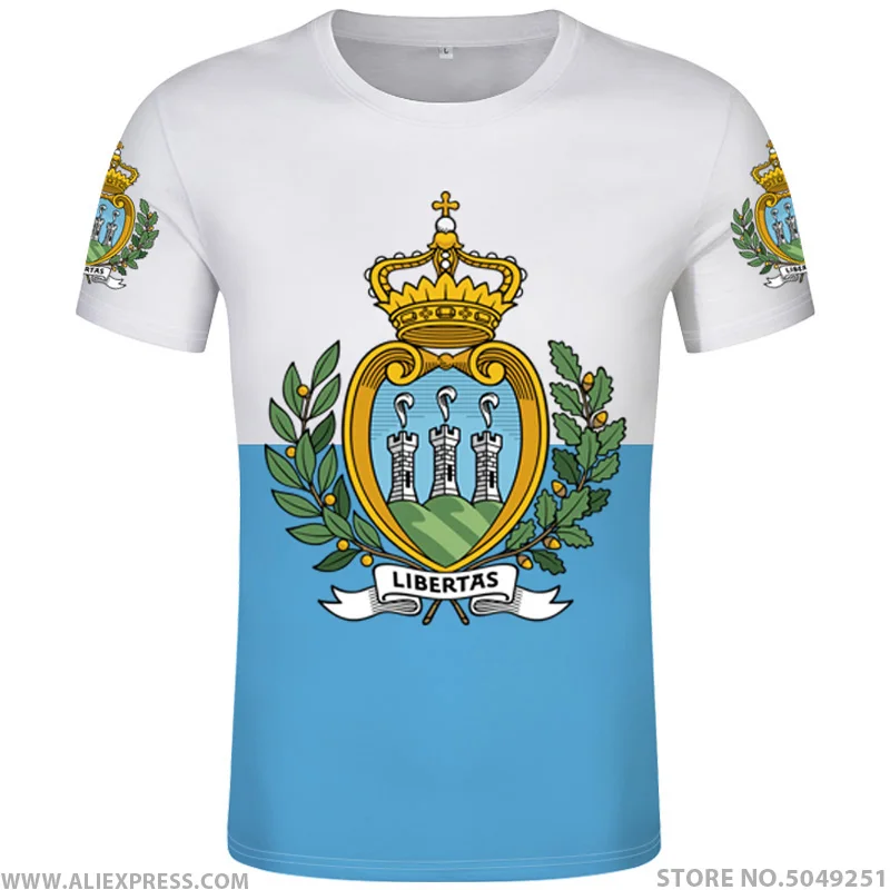 SAN MARINO t shirt diy free custom made name number smr T-Shirt nation flag sm republic italian country text print photo clothes
SAN MARINO t shirt diy free custom made name number smr T-Shirt nation flag sm republic italian country text print photo clothes