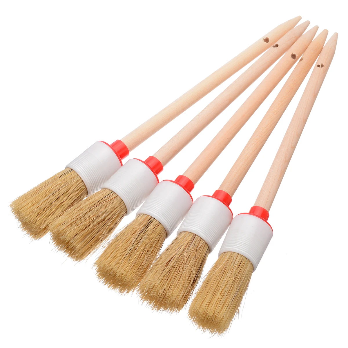 5pcs Practical Car Wash Detailing Brush Wood Handle Soft Brushes For Clean Trim Seat Wheel Brush Tools
5pcs Practical Car Wash Detailing Brush Wood Handle Soft Brushes For Clean Trim Seat Wheel Brush Tools