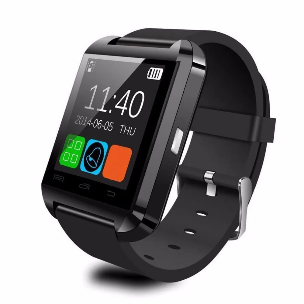 

Multifunctional Bluetooth V3.0 men's watch EDR Smart Watch with Phone Camera Card smart clock For apple xiaomi hauwei mobilphone