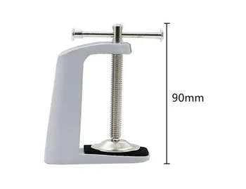 Aluminum Miniature Small Mount Holder Clamp For Table Bench Vise Tool Clip For Table Lamp Lighting Accessories
Aluminum Miniature Small Mount Holder Clamp For Table Bench Vise Tool Clip For Table Lamp Lighting Accessories