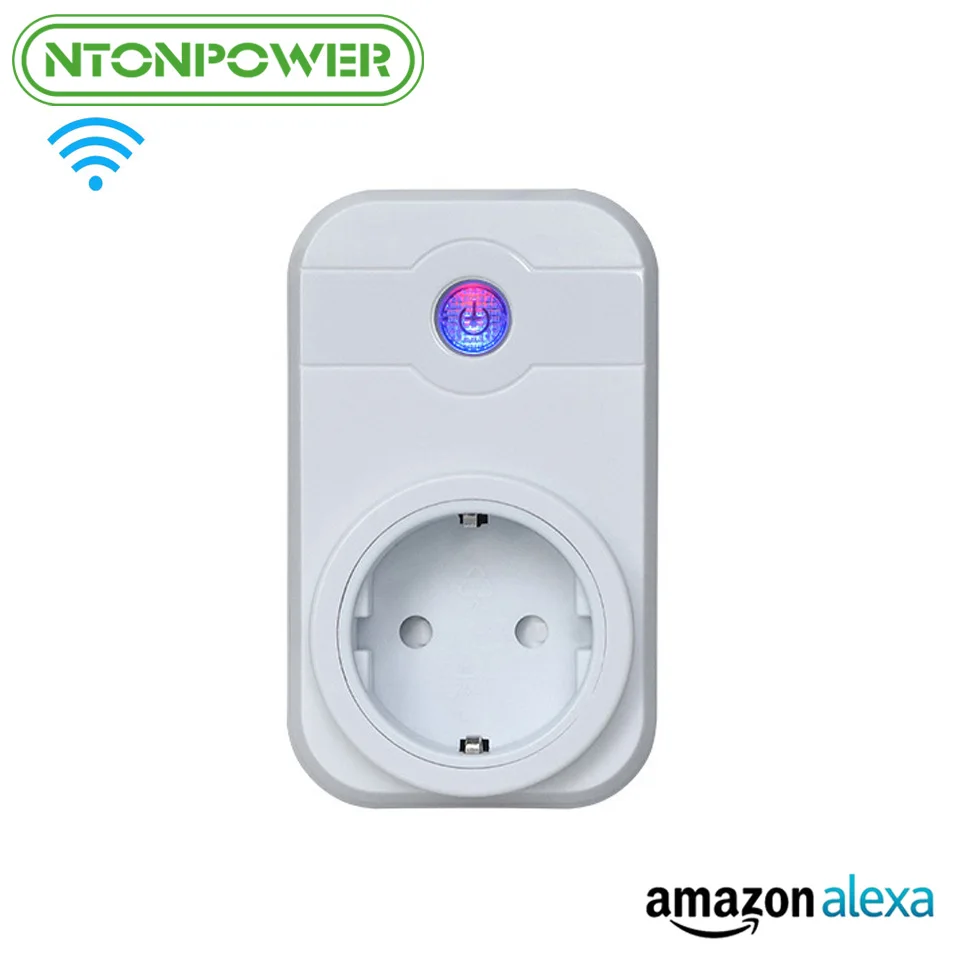 NTONPOWER Wifi Smart Power Socket EU Plug Wireless APP Remote Control Timer Switch Work with Alexa for Smart Home Automation
NTONPOWER Wifi Smart Power Socket EU Plug Wireless APP Remote Control Timer Switch Work with Alexa for Smart Home Automation