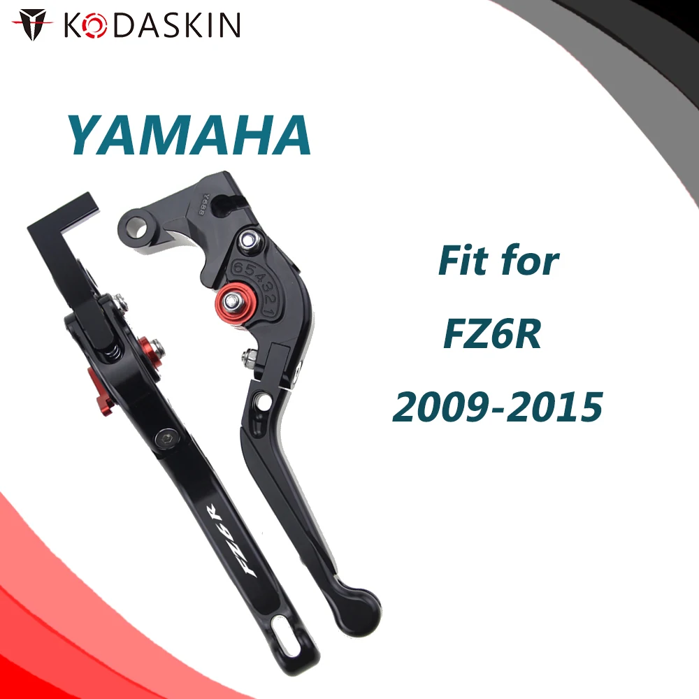 KODASKIN CNC регулируемые складные выдвижные рычаги тормозной муфты для YAMAHA FZ6R 2009-2015
KODASKIN CNC регулируемые складные выдвижные рычаги тормозной муфты для YAMAHA FZ6R 2009-2015