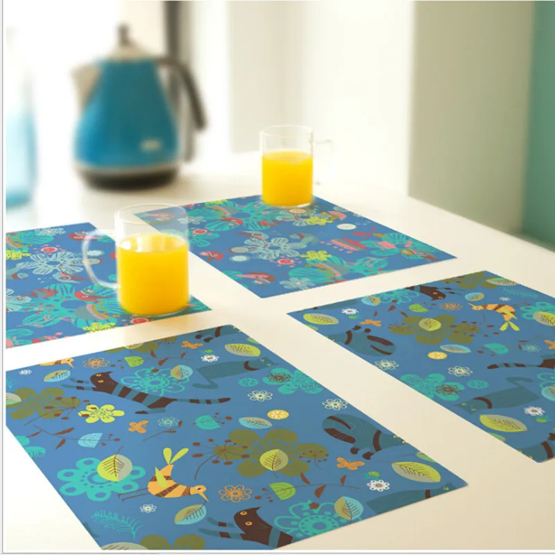 CFen A's PVC Dinner table Place mat waterproof Non-Slip Table Setting placemats for bowl pad coasters Art decor 2pcs
CFen A's PVC Dinner table Place mat waterproof Non-Slip Table Setting placemats for bowl pad coasters Art decor 2pcs