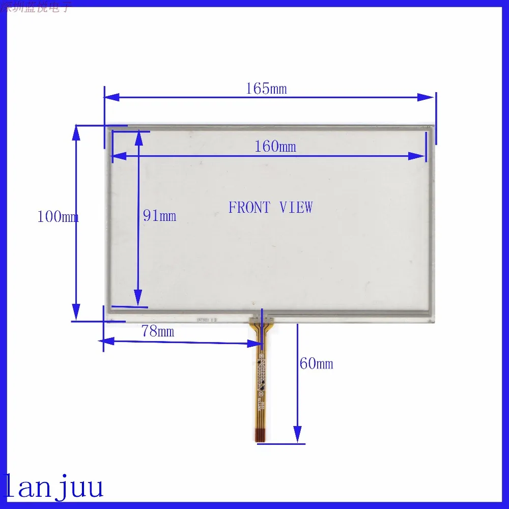 5pcs/lot 165*100 original new 7 inch car DVD navigation GPS touch screen panel 165mm*100mm handwritten
5pcs/lot 165*100 original new 7 inch car DVD navigation GPS touch screen panel 165mm*100mm handwritten