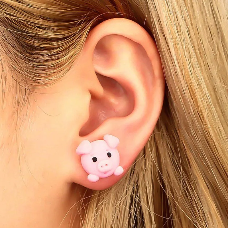 New Fashion Jewelry Cute Quaint Soft Pottery Pokemon 3D Stitching Piggy Stud Earrings For Women Girl Child
New Fashion Jewelry Cute Quaint Soft Pottery Pokemon 3D Stitching Piggy Stud Earrings For Women Girl Child