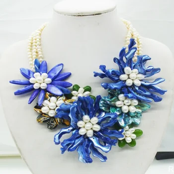 2019-6-21-0918# Charm Vintage lady ! Shell/pearl flower necklace.Exquisite gift, bridesmaid necklace.
2019-6-21-0918# Charm Vintage lady ! Shell/pearl flower necklace.Exquisite gift, bridesmaid necklace.