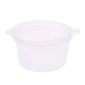 High Quality 10pcs Disposable Clear Plastic Sauce Chutney Cups Slime Storage Container Box With Lids 30ml
High Quality 10pcs Disposable Clear Plastic Sauce Chutney Cups Slime Storage Container Box With Lids 30ml